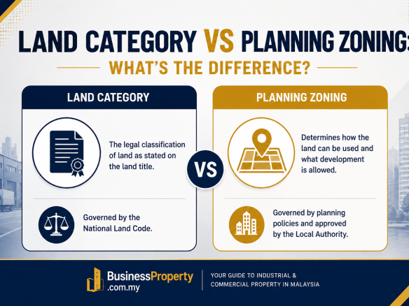 land category vs planning zoning