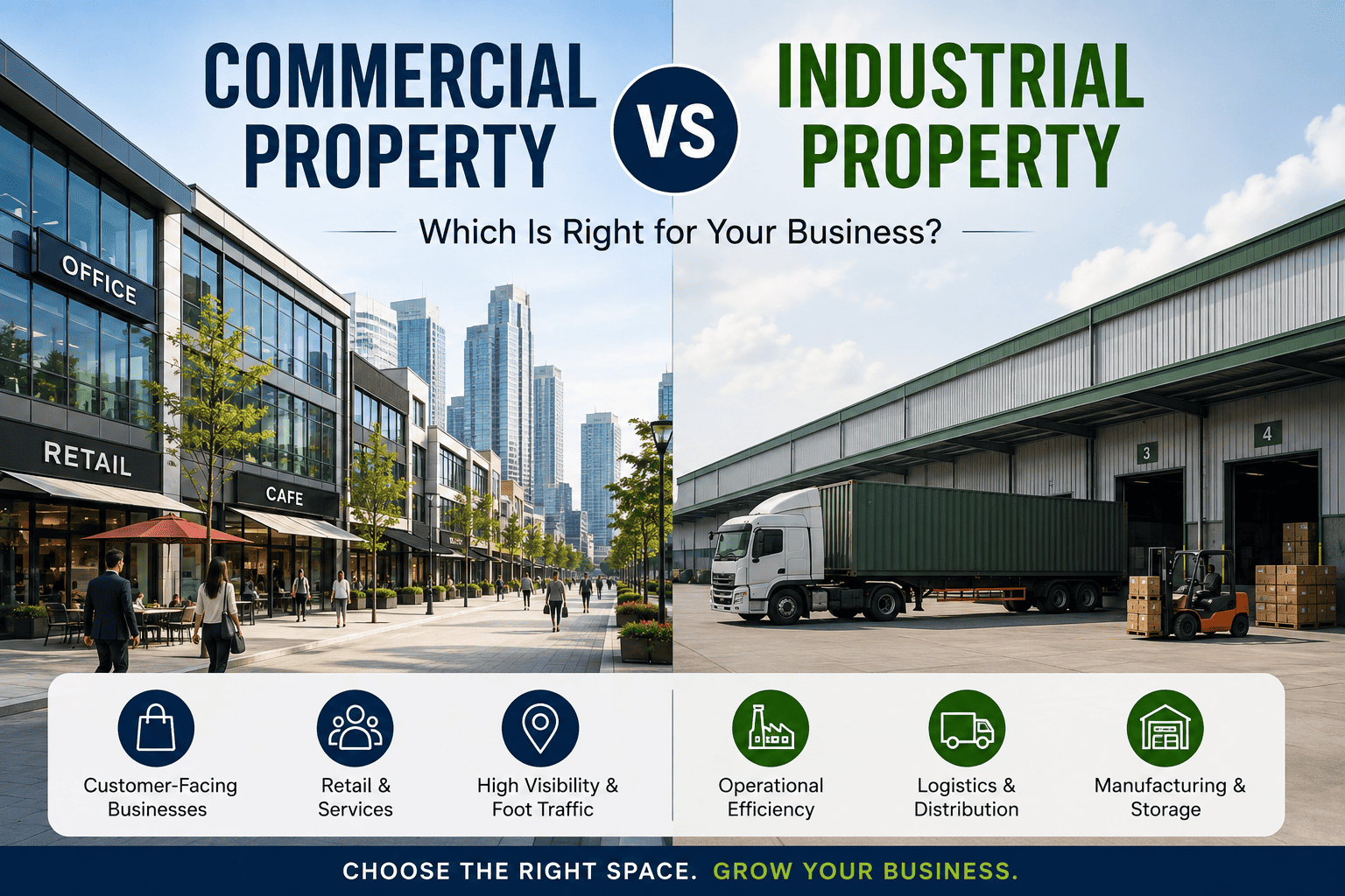 Commercial vs industrial