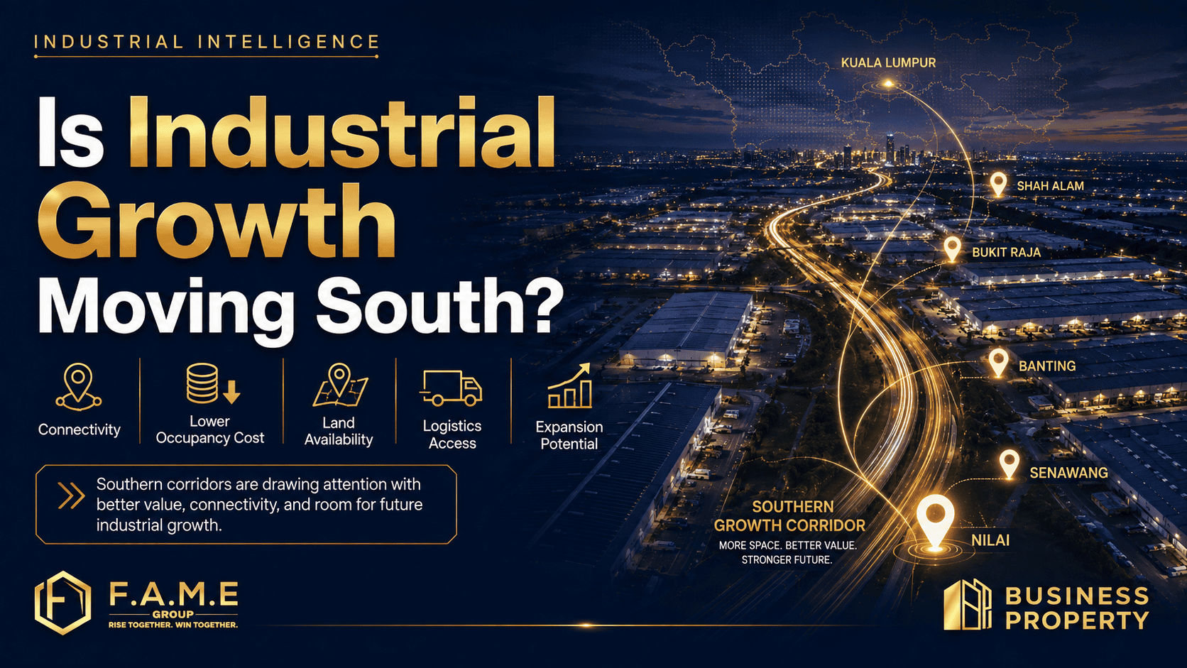 Industrial Growth Moving South